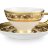 Империал Крем Голд - чайные пары 250мл - Falken Porzellan Imperial Creme Gold набор 2 чашки 250мл с блюдцами для чая