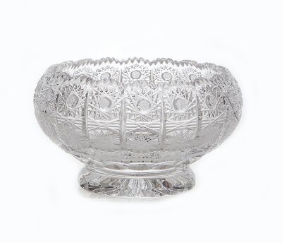 Хрусталь Снежинка Glasspo аконфетница 16 см Хрусталь Снежинка Glasspo ваза для конфет 16 см 35934
