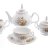 Bernadotte - чайный сервиз 6 персон - Бернадот Зеленый Цветок сервиз чайный на 6 персон 15 предметов