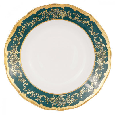 Weimar Ювел Зеленый тарелка глубокая  22 см Веймар Ювел Зеленый тарелка 22 см для супа