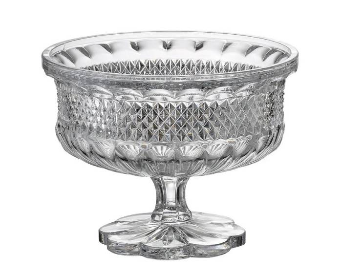 Чехия Crystalite Bohemia "Александрия" ваза для фруктов 25см