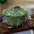 Бордалло Cabbage Зеленая супница с крышкой 3л - 