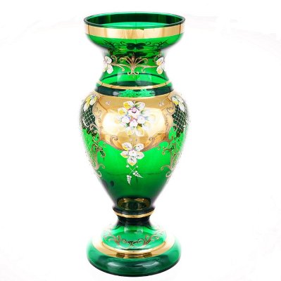 Зеленая Лепка Смальта ваза для цветов 43см E-S 20988 Зеленая Лепка Смальта ваза для цветов 43см E-S 20988