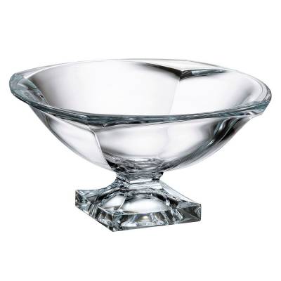 Чехия Crystalite Bohemia "Магма" ваза для фруктов 34см