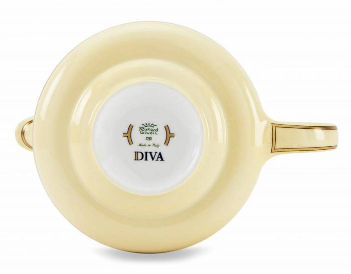 Ginori «Diva Giallo» Чайник заварочный 770 мл — итальянский премиальный фарфор