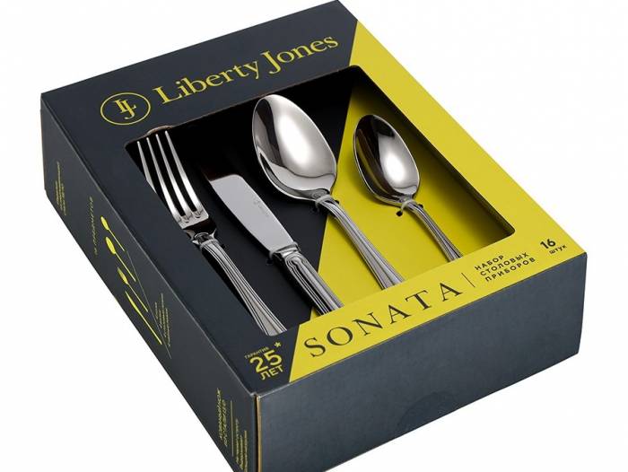 liberty jones Sonata набор столовых приборов на 4 персоны 16 предметов 