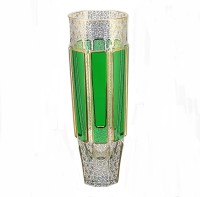 Егерманн Зеленая ваза для цветов 25см  