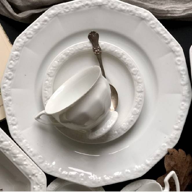Тарелка 19 см Rosenthal "White Maria" — премиальный немецкий фарфор 