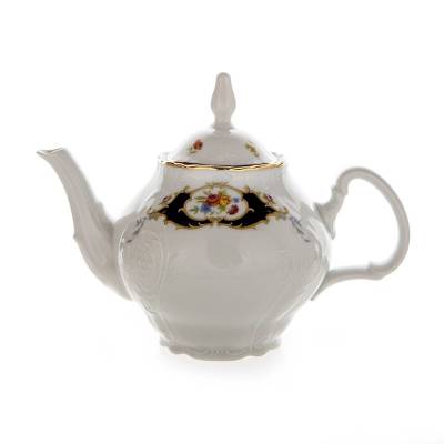 Чайник заварочный 1,2л "Синий глаз" Bernadotte - чешский фарфор