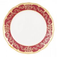 Веймар Ювел Красный набор тарелок 19см 6 штук