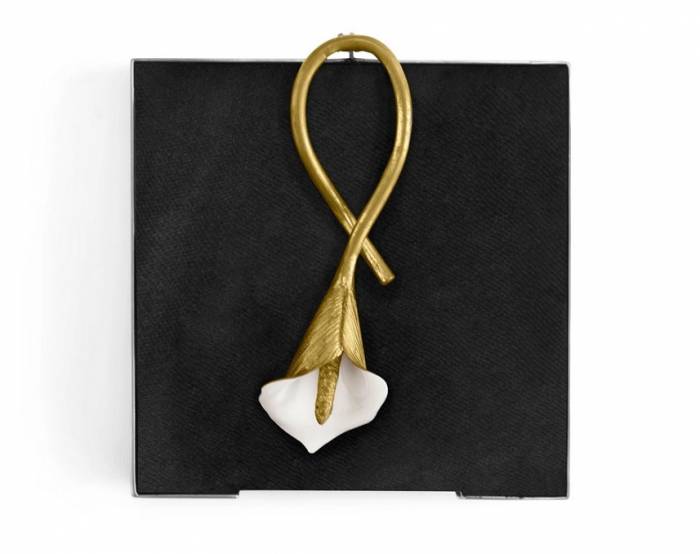 Michael Aram (Майкл Арам) "Calla Lily" подставка для салфеток 13х13см
