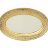 Роял Голд Крем - овальное блюдо 24см - Falken Porselan Royal Gold Cream блюдо овальное 24см