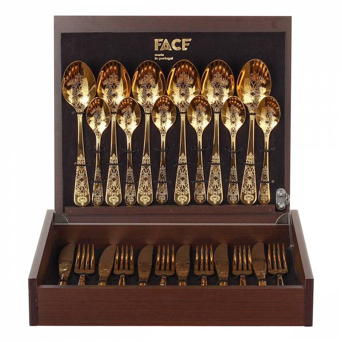 Face Antique глянец набор столовых приборов на 6 персон 24 предмета