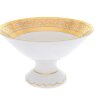 Falkenporzellan Alena 3D Cream Gold Constanza ваза на ножке 23 см