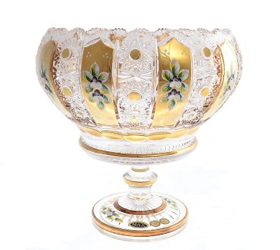 Хрусталь с Золотом Max Crystal ваза для фруктов 30см Хрусталь с Золотом Max Crystal ваза для фруктов 30см 14278