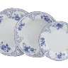Бернадотт Синие Розы 4074 набор тарелок из 18ти штук