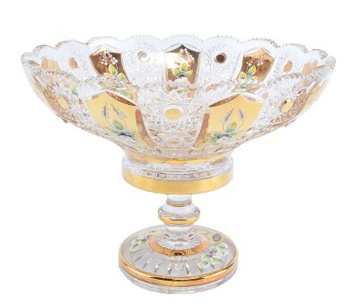 Хрусталь с Золотом Max Crystal ваза для фруктов 30см Хрусталь с Золотом Max Crystal ваза для фруктов 30см 13510