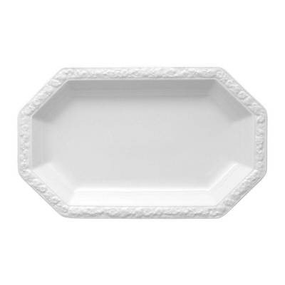 Блюдо шестиугольное 33 см Rosenthal "White Maria" — премиальный немецкий фарфор