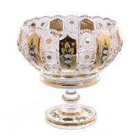 Хрусталь с Золотом Max Crystal ваза для фруктов 25см 14277