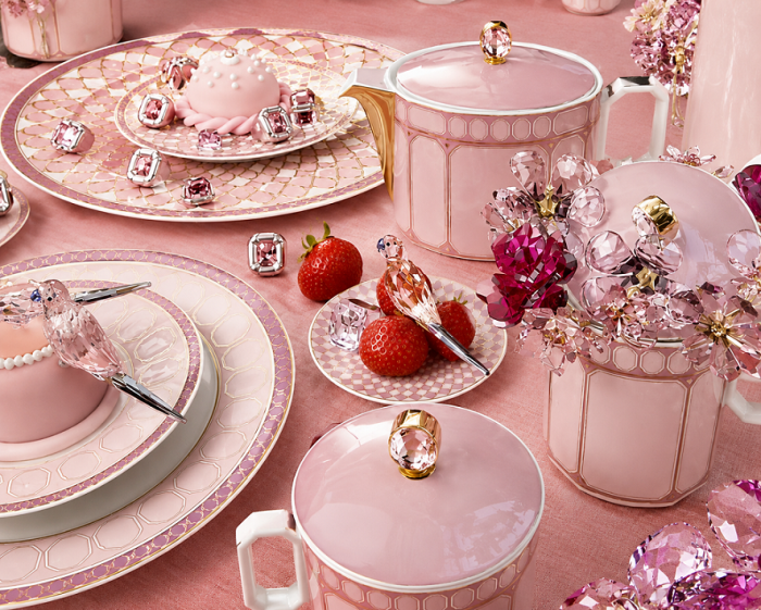 Розетка 11 см Rosenthal «Swarovski Signum Rose» — немецкий премиальный фарфор