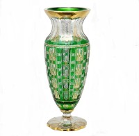 Егерманн Зеленая ваза для цветов 36см