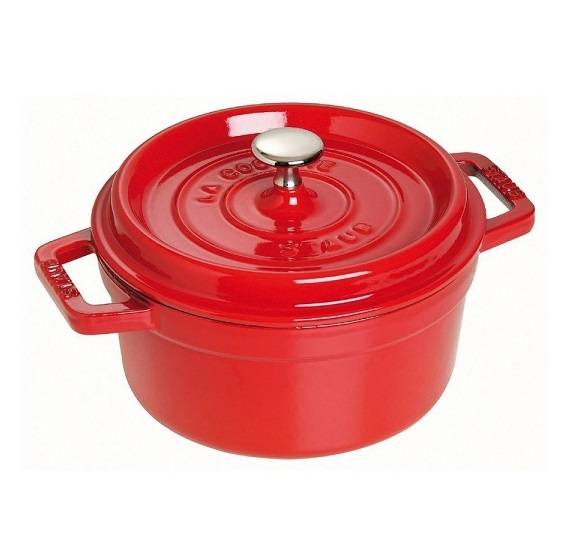 Staub "Эмалированный чугун" Красный Кастрюля - кокот 28см 6,7л 