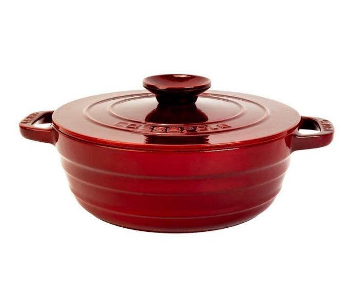 Lava Majolica Red Эмалированный чугун Кастрюля 28см 5,2л  