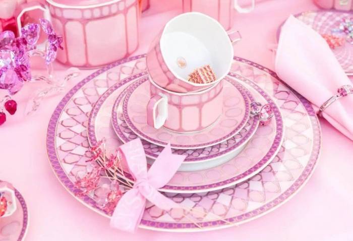 Тарелка 18 см десертная Rosenthal «Swarovski Signum Rose» — немецкий премиальный фарфор