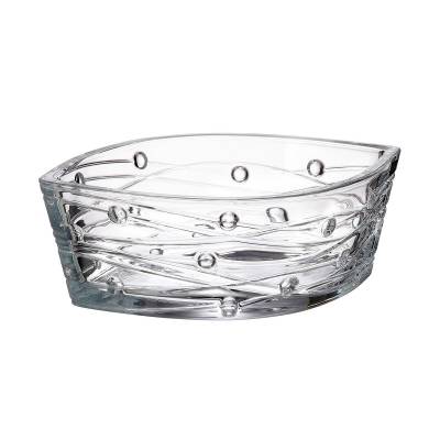 Чехия Crystalite Bohemia "Лабиринт" ваза для фруктов 30,5cм