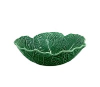 Бордалло Cabbage Зеленая салатник 29см