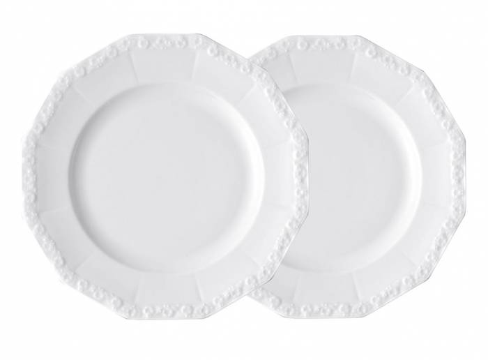 Тарелка 21 см Rosenthal "White Maria" — премиальный немецкий фарфор