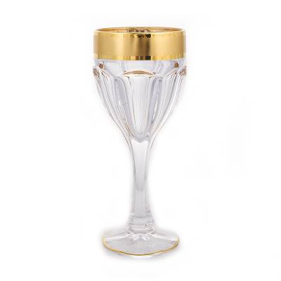 Чехия Union Glass "Золотая дорожка" набор стаканов 250мл 6шт     