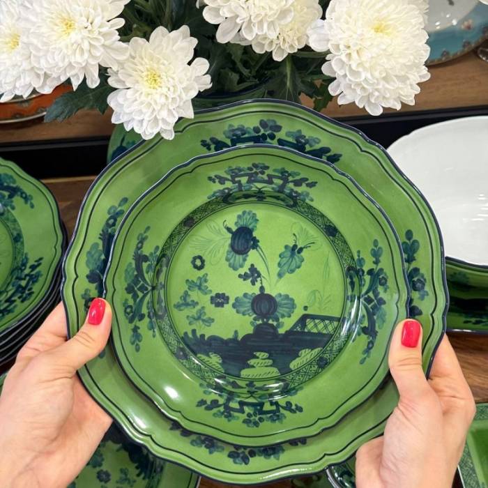 Ginori «Malachite» ​Тарелка 17 см для хлеба — итальянский премиальный фарфор