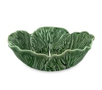 Бордалло Cabbage Зеленая салатник 22,5см