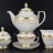 Рио Вайт Голд - чайный сервиз 6 персон - Falken Porselan Rio White Gold чайный сервиз на 6 персон 15 предметов