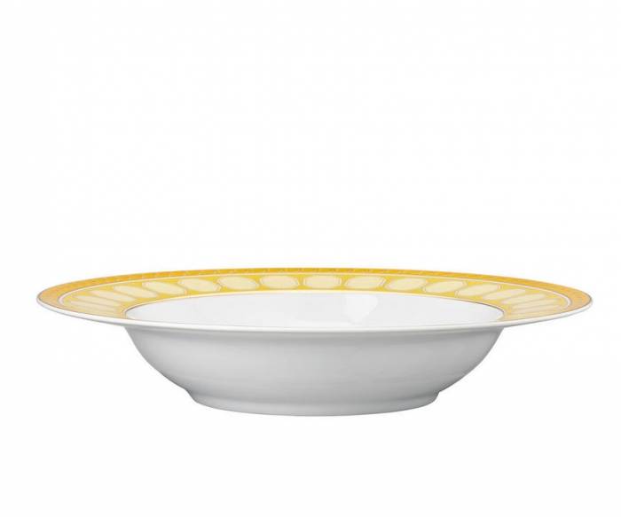 Тарелка 24см глубокая Rosenthal «Swarovski Signum Jonquil» — немецкий премиальный фарфор