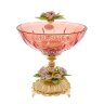 Rosaperla Цветы Розовая сетка ваза для конфет 16 см