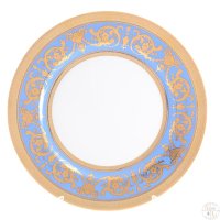Falkenporzellan Imperial Blue Gold набор тарелок 27см  