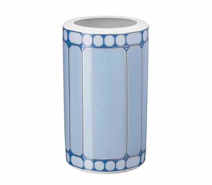 Ваза для цветов 27 см Rosenthal «Swarovski Signum Azure» — немецкий премиальный фарфор