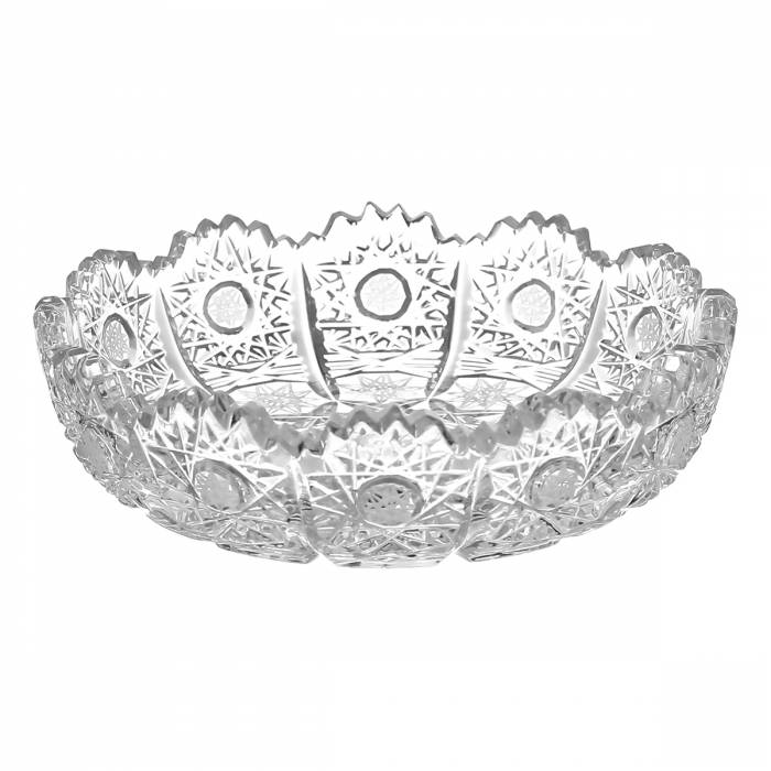Чехия Glasspo "Хрусталь Снежинка" розетка 11см