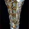 Хрусталь с Золотом Смальта ваза для цветов 36см 24201
