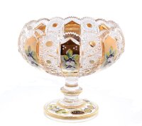 Хрусталь с Золотом Max Crystal ваза для конфет 20см 14281