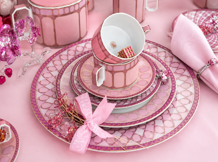 Ваза для цветов 27 см Rosenthal «Swarovski Signum Rose» — немецкий премиальный фарфор