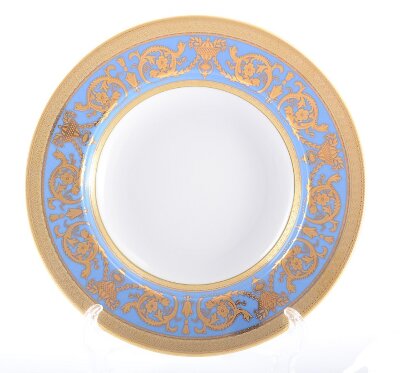 Империал Блю Голд - набор глубоких тарелок 23 см Falken Porzellan Imperial Blue Gold набор тарелок 23см глубоких 6 штук