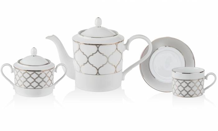 Noritake Platin чайный сервиз на 4 персон 10 предметов 