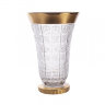 Снежинка с Золотом Хрусталь ваза для цветов 30,5 см 53137