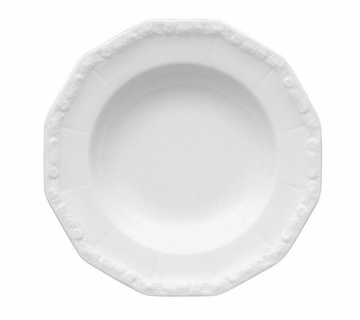 Тарелка глубокая 27,7 см Rosenthal "White Maria" — премиальный немецкий фарфор
