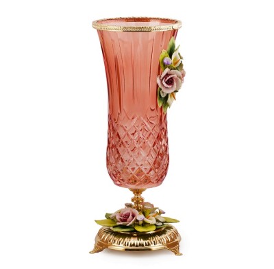 Rosaperla Цветы Розовая ваза для цветов 49 см Rosaperla Цветы Розовая ваза для цветов 50 см