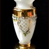Белая Лепка Смальта ваза для цветов 31 см Кубок