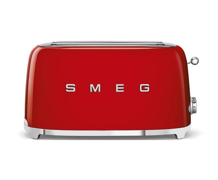 SMEG Италия Красный тостер на 2 ломтика 950 ВТ  